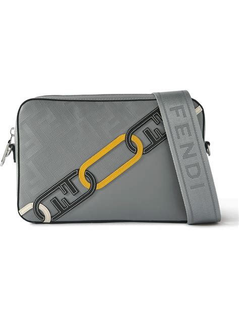 fendi messenger bag saks|fendi bag with thick strap.